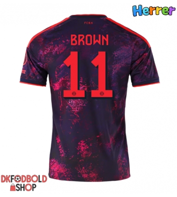 Bayern Munich Nathaniel Brown #11 Tredje trøje 2026-27 Kort ærmer Bayern Munich Nathaniel Brown #11 Tredje trøje 2026-27 Kort ærmer